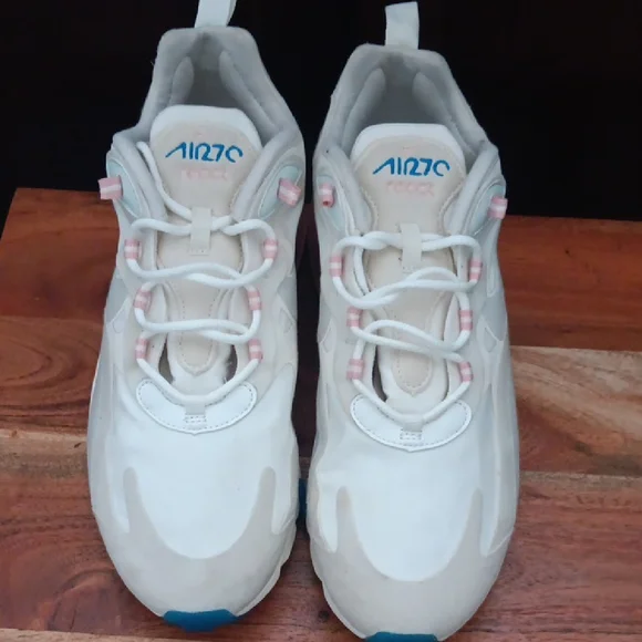 Nike Women's Cream and Pink Sneakers - Picture 5 of 16